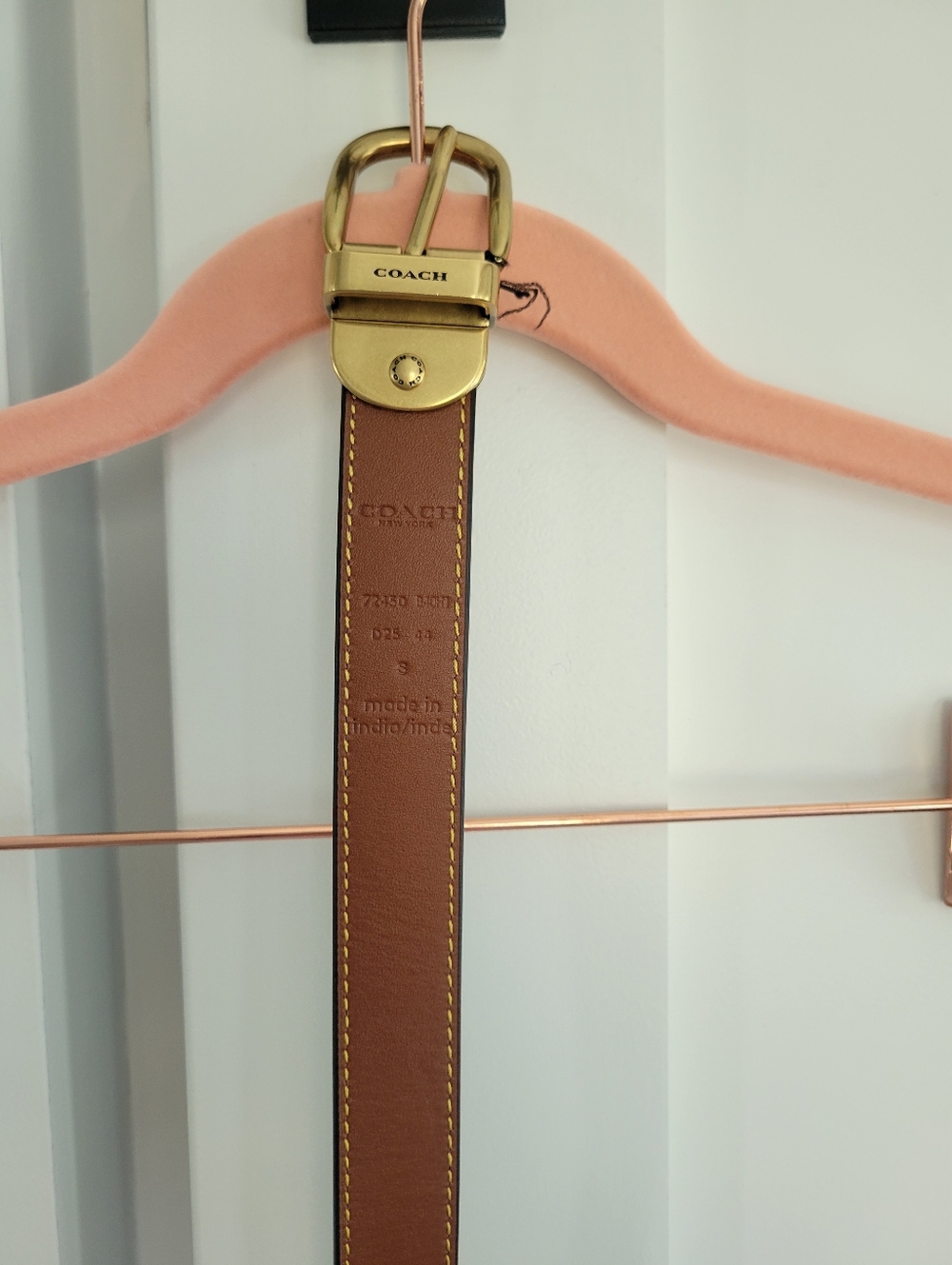 Coach womens 25mm reversible belt